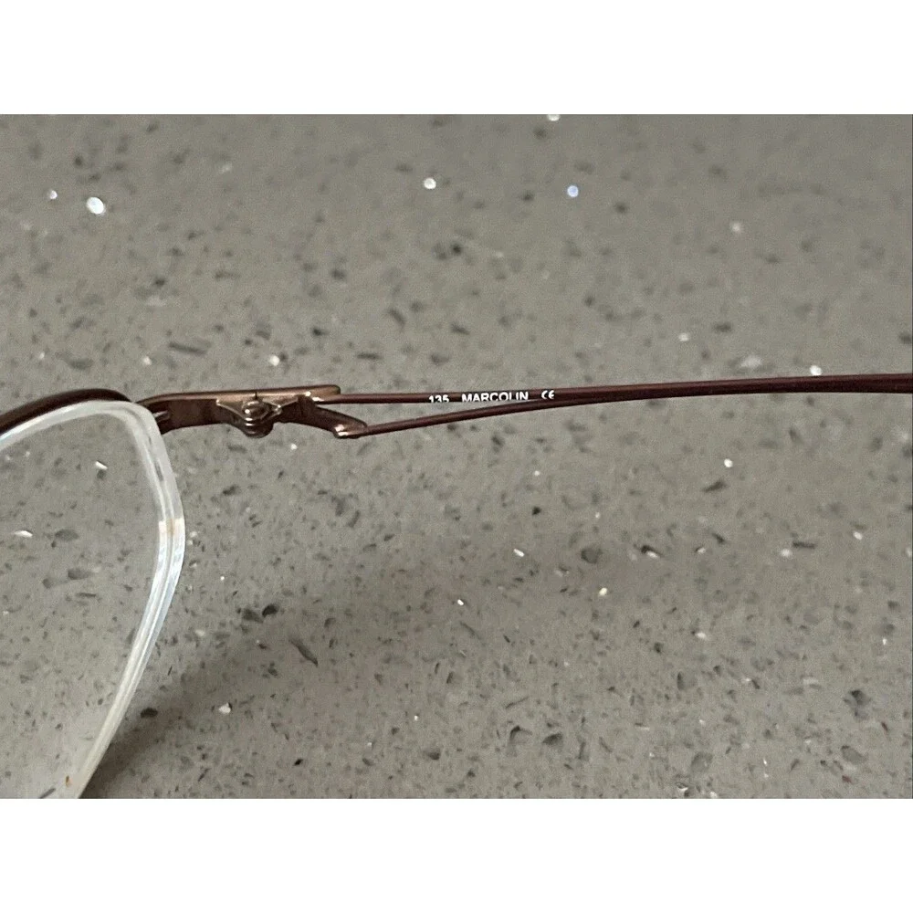 MARCOLIN MA7285 045 BURGUNDY AUTHENTIC WOMENS EYEGLASSES FRAMES ONLY 50-18-135MM
